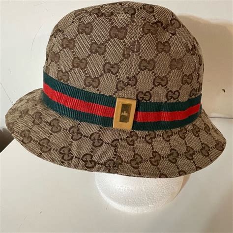 bonnet gucci faux|authentic gucci bucket hat.